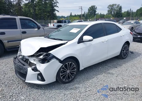 2016 Toyota Corolla S Plus из США, поврежденный, VIN 2T1BURHE5GC685193